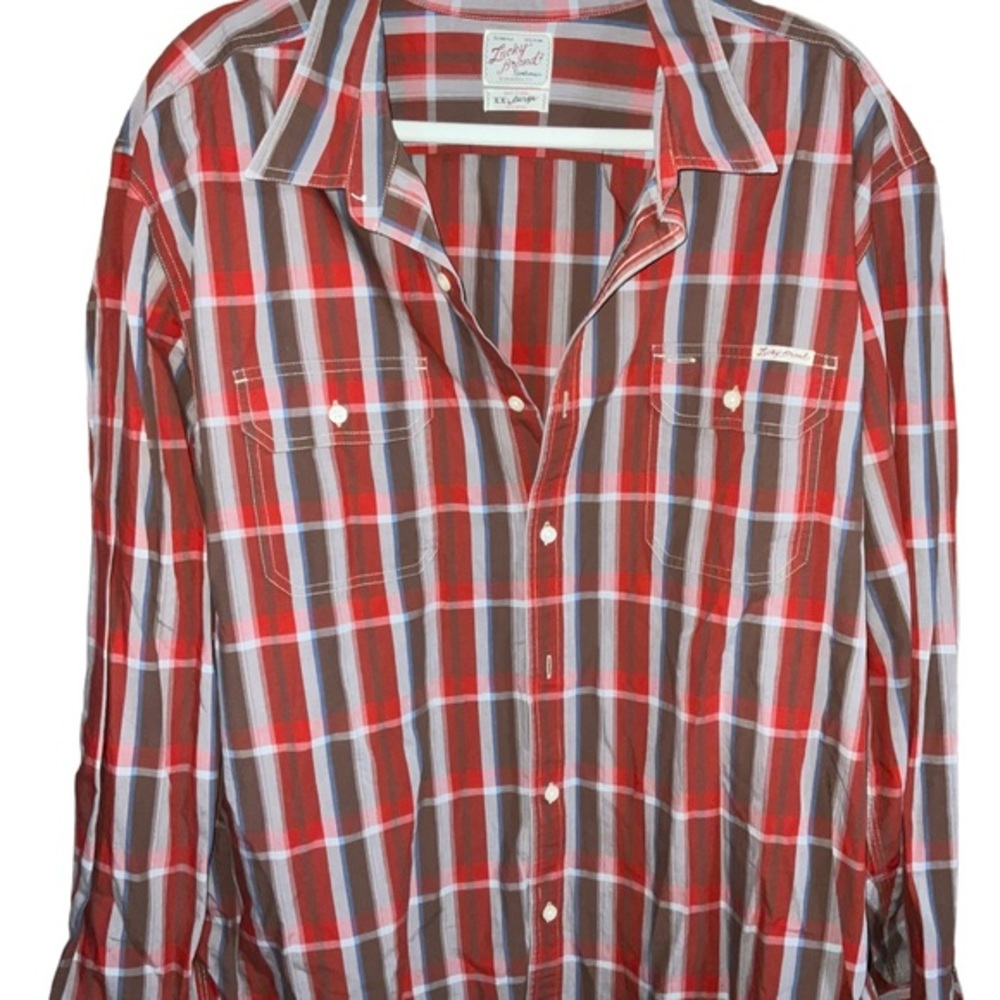 Lucky Brand Distinctive Western Sportswear Guaranteed Fit Long Sleeve Sz… - Picture 10 of 13